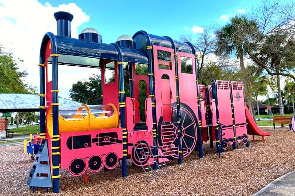Woodlake Park Train Playground Lakeland