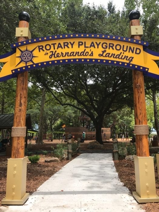 Rotary Playground Lake Parker Lakeland Entrance