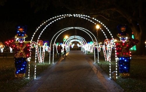 Munn Park Christmas Lights Lakeland