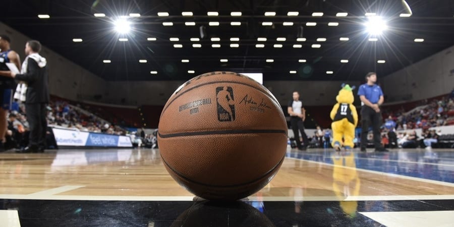 The Lakeland Magic pose for a team photo on March 14, 2022 at RP