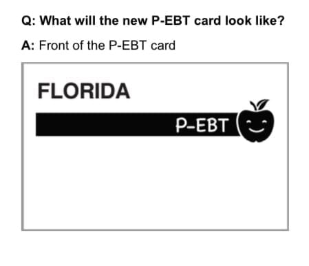 2022 Florida P EBT Program Extended 391 Issued in Fall 2022