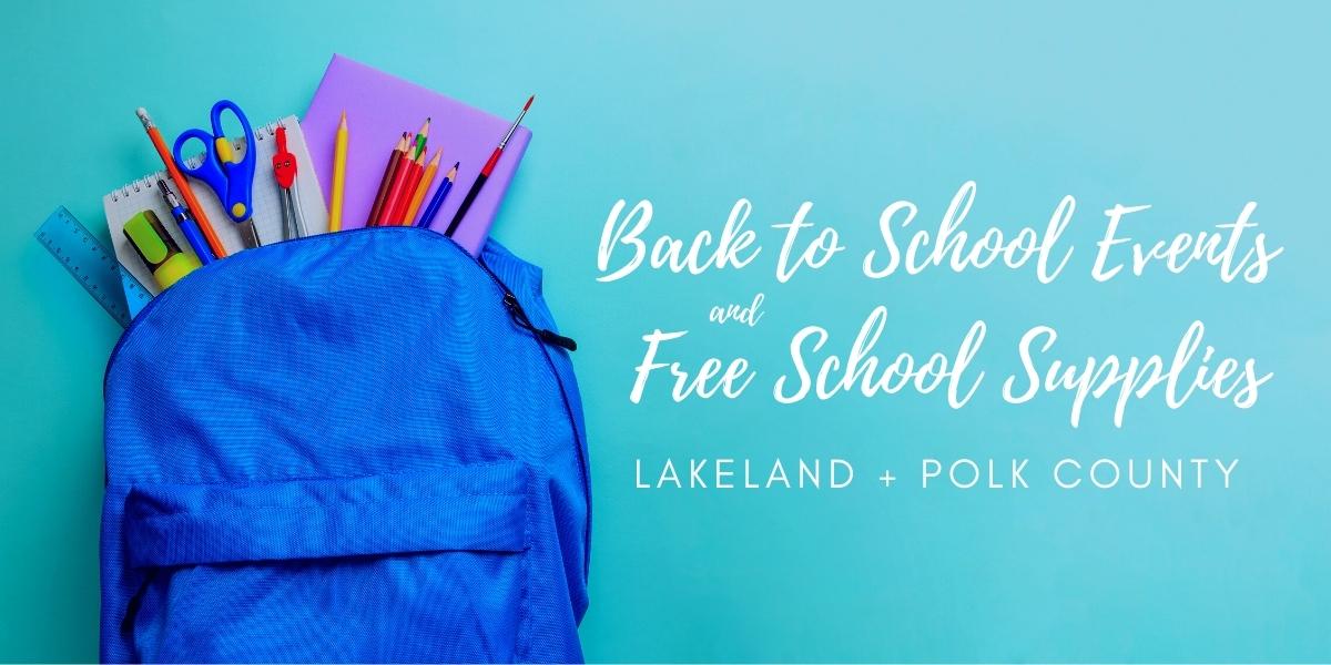 2024 BackToSchool Events + Free School Supplies Near You