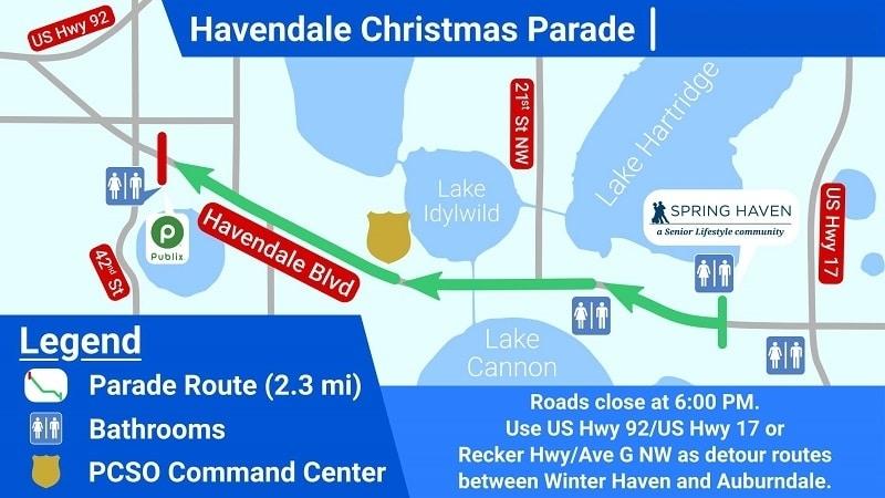 Havendale Parade Map