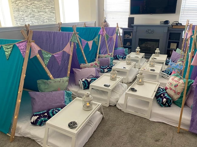 Slumber party teepee rentals near online me