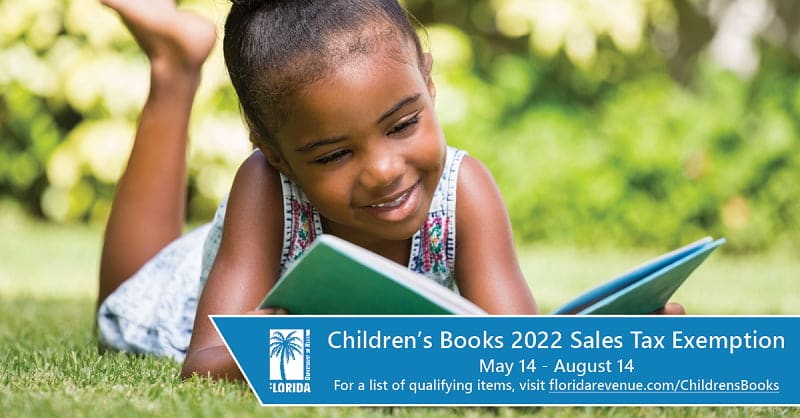 Florida no sales tax on children's books