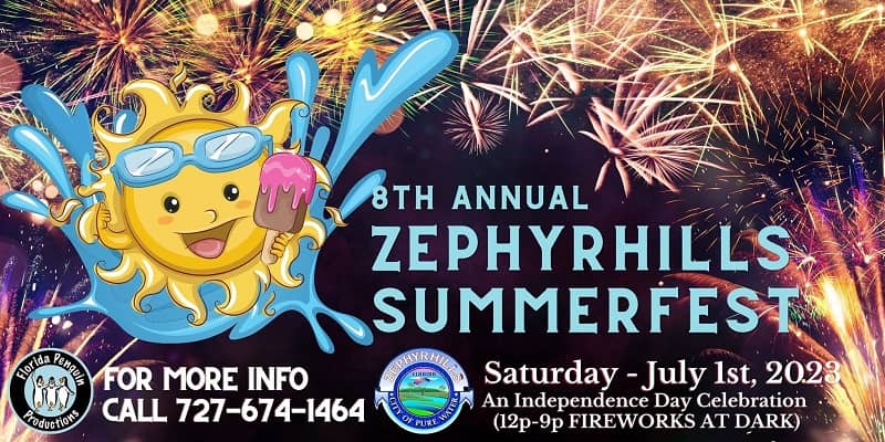 SummerFest Zephyrhills Fireworks 2023