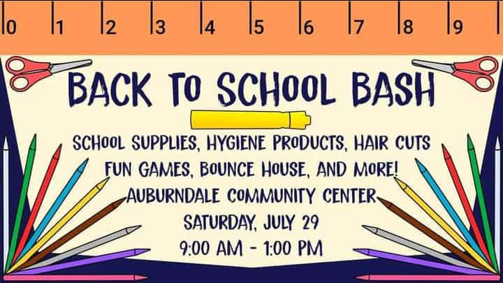 Auburndale School Supply Giveaway July.2023