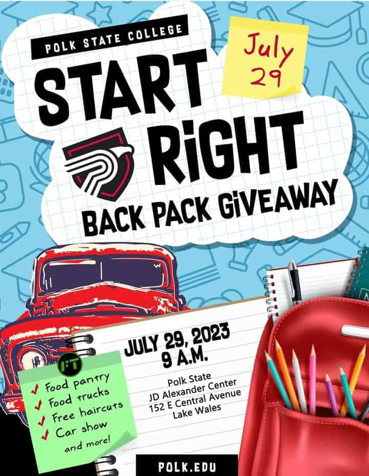 Polk State Back to School Giveaway Lake Wales July.2023 (1)