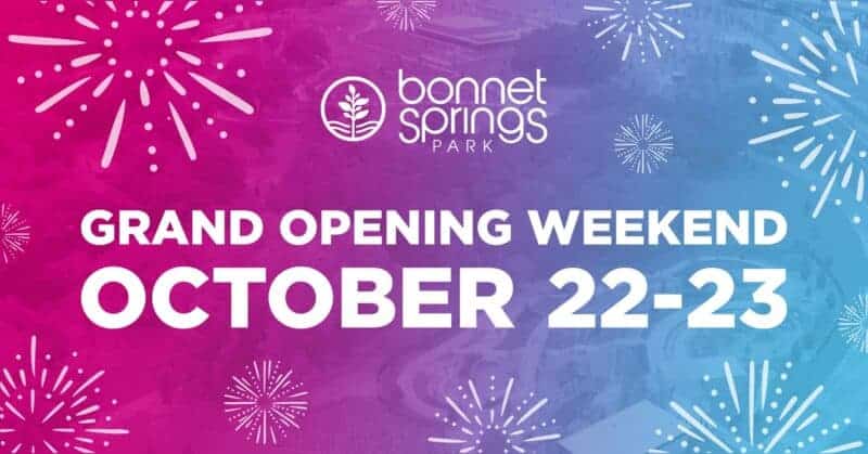 Bonnet Springs Park Grand Opening Weekend 2022