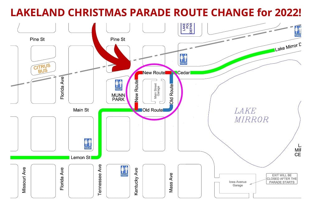 2022 Lakeland Christmas Parade Route + 7 Tips from a Local