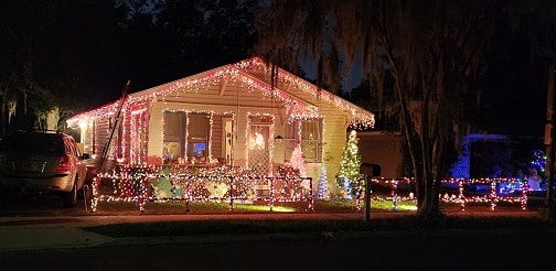 Lincoln Avenue Lakeland Christmas Light Display