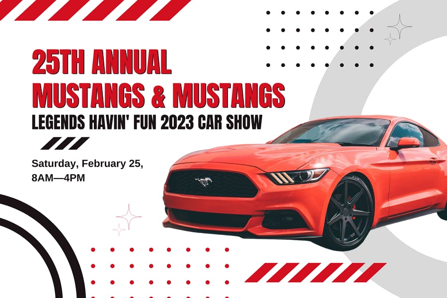 Lakeside Village Mustangs Car Show Feb.2023
