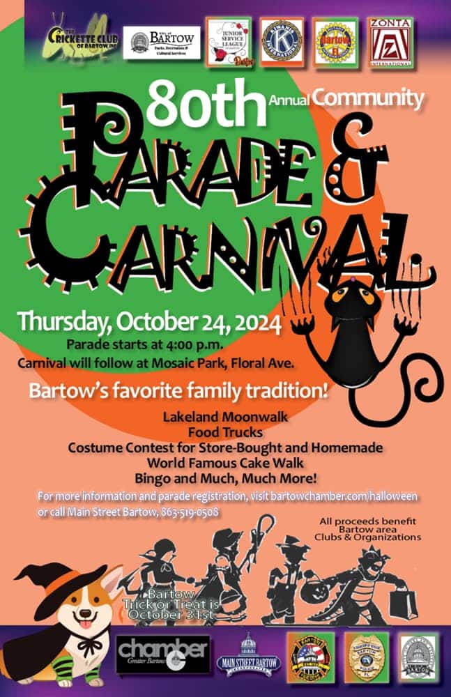 Event Bartow Halloween Parade & Carnival Lakeland Mom