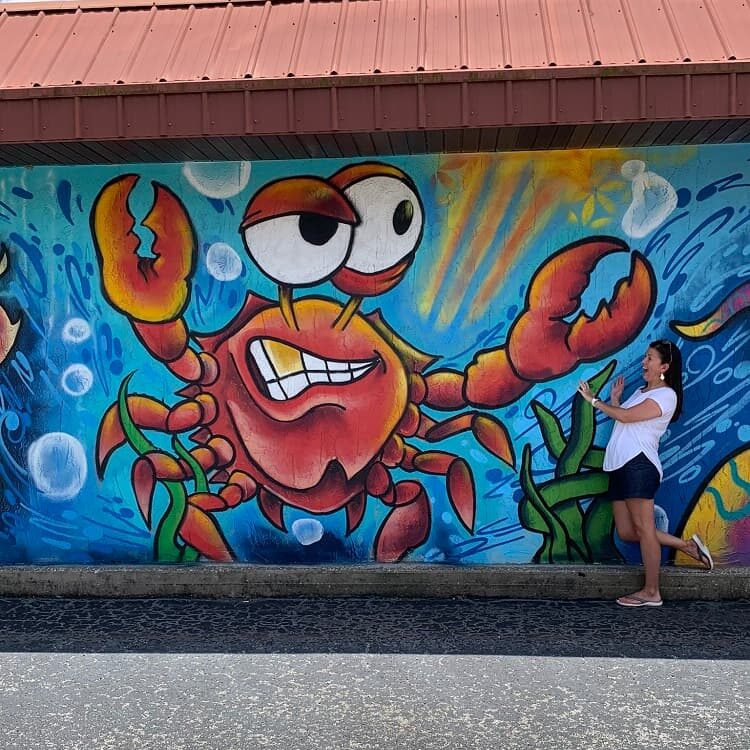 Lakeland Murals Red Crab Gaslight Tattoo