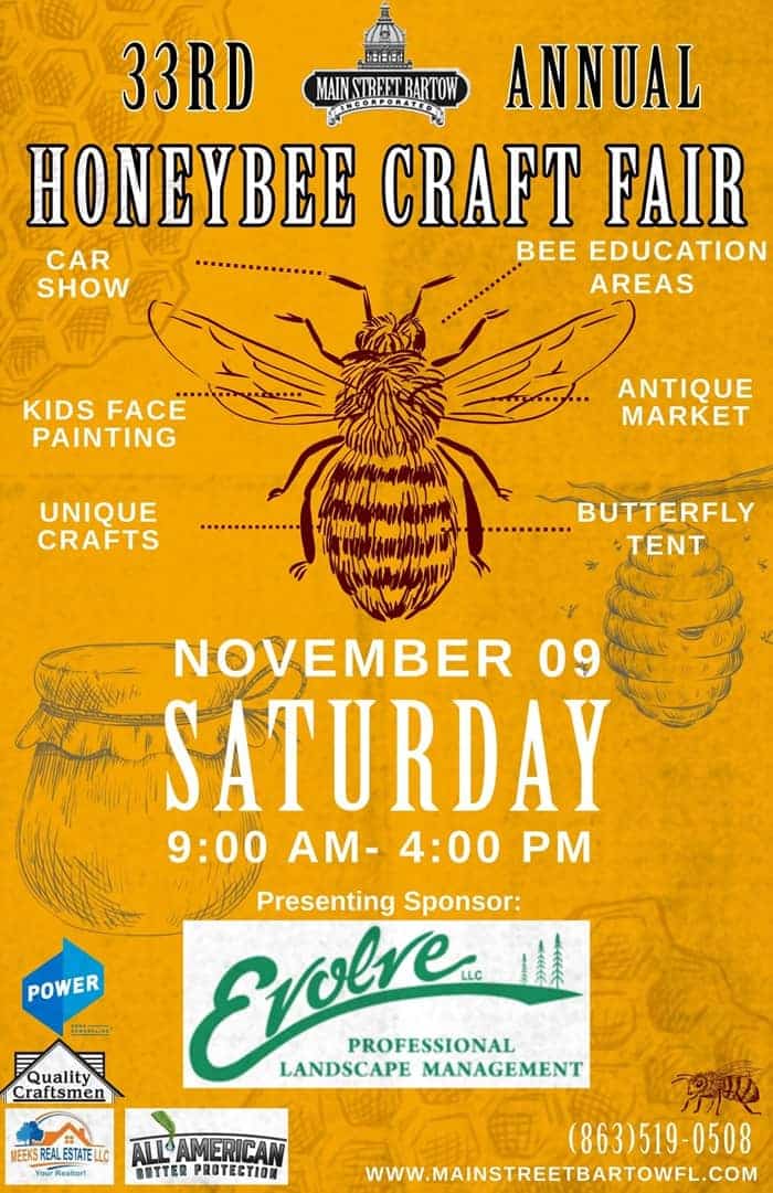 Honey Bee Craft Fair Bartow November.2023