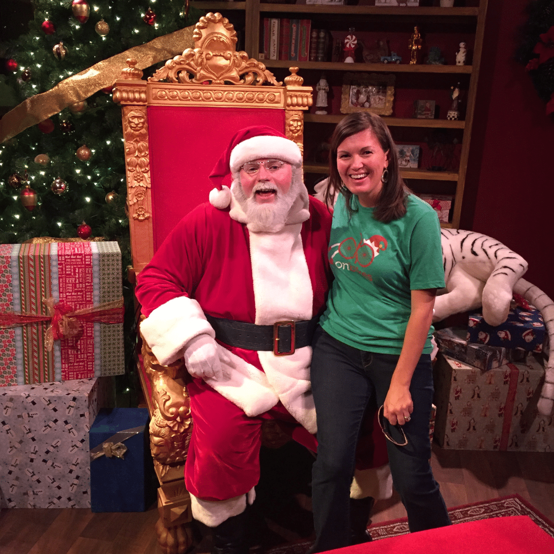 Busch Gardens Christmas Town Santa