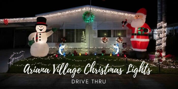 Ariana Village Christmas Lights Lakeland Florida