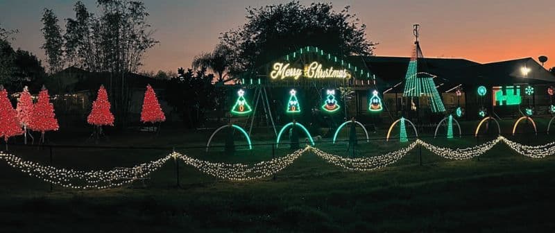 Curtis Family Christmas Lights Lakeland FL 2