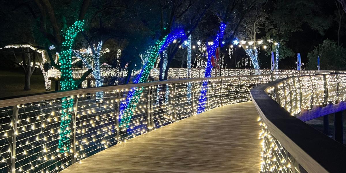 Christmas Lights Bonnet Springs Park Lakealnd FL