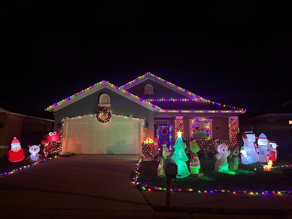 Glenbrooke Chase Christmas Lights Lakeland FL