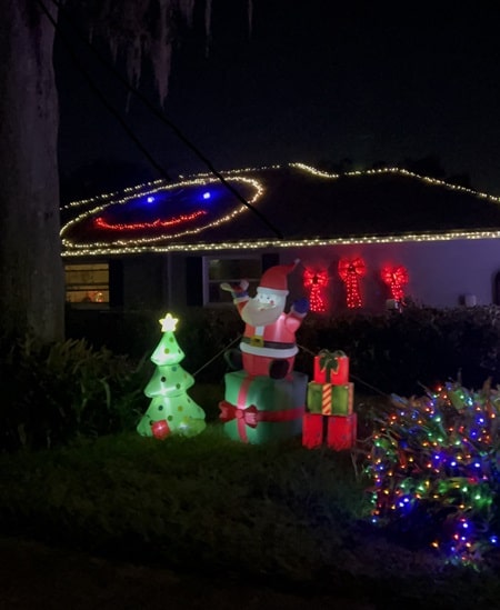 S Polk Ave Lakeland FL Christmas Lights