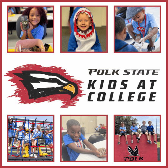 polk state kids at college